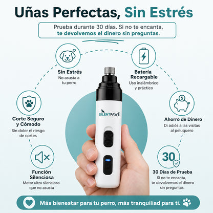 SilentPaws™ El limador silencioso que tu perro sí tolera